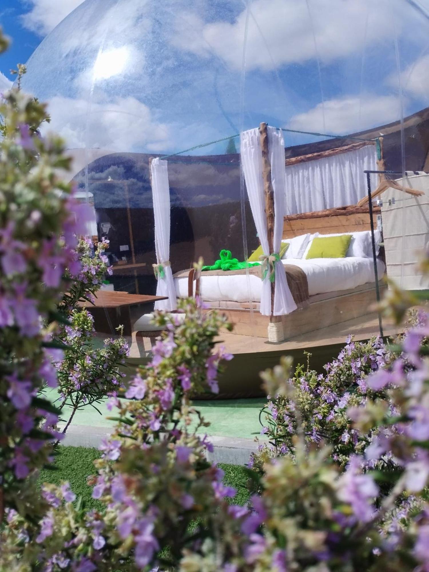 Cosmoveros - Hotel Burbuja Pedraza Екстериор снимка