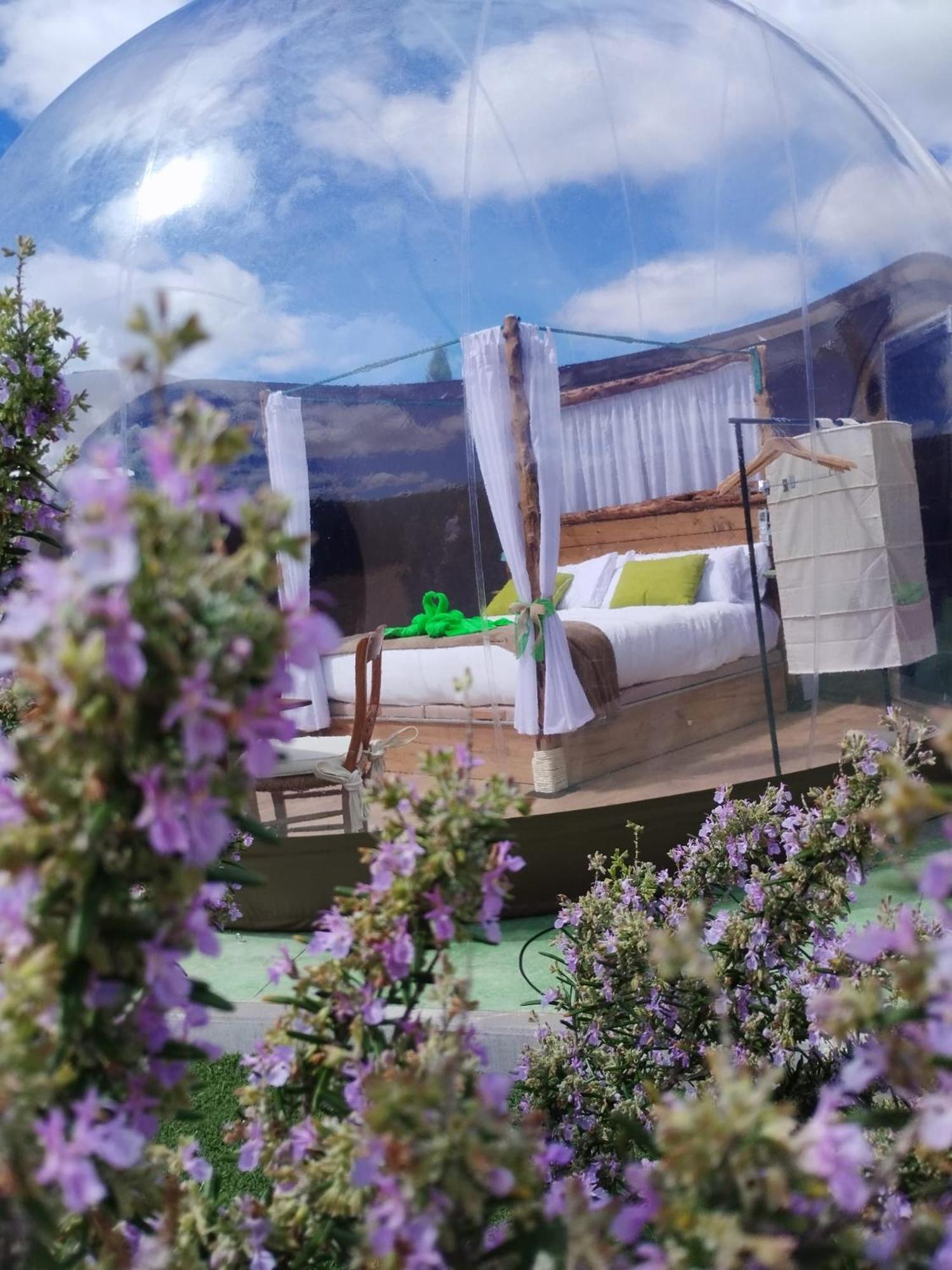 Cosmoveros - Hotel Burbuja Pedraza Екстериор снимка